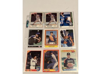 Nolan Ryan Lot Of 9