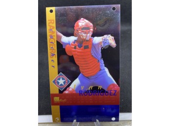 1998 Authentic Images Ivan Rodriguez 991/1000 Limited Edition
