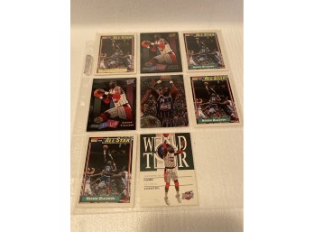 Basketball Cards Assorted Brands And YearsHakeem Olajuwan - 8Cards
