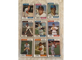 1974 Topps Lot Of 18 - Minty!!