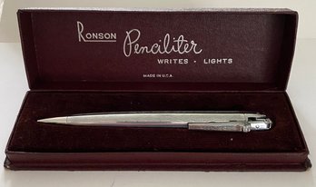 Vintage Ronson Penciliter In Its Original Box: Untested AS IS