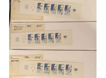 FRANCE FREED ENVELOPE - BOOK BAND CELEBRITIES 1986