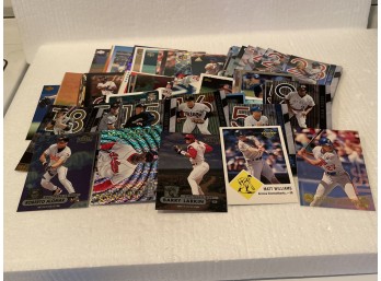 Baseball  Cards Assorted Brands And Years 50 Plus