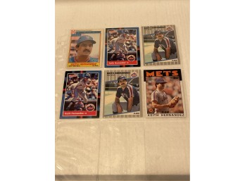 Keith Hernandez 6 Assorted Cards