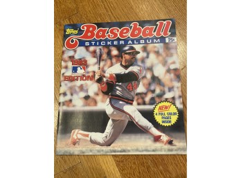 1983 Topps Sticker Album Plus 22 Unopened Packs!