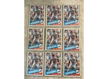 1985 Topps Orel Hershiser Rookie Card Lot Of 18