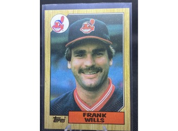 1987 Topps Will Clark Wrong Back Error Card
