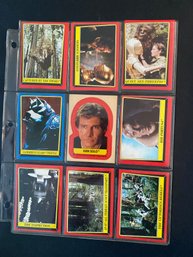 Return Of The Jedi Card Lot Of 34