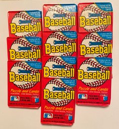 1988 Donruss Wax Pack Lot Of 10