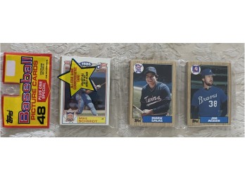 1987 Topps Rak Pak With Bo Jackson Showing