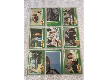 1978 Grease Cards Lot Of 9