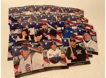 2002 Donruss Studio Assorted Baseball Cards 40 Plus