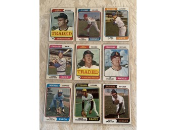 1974 Topps Lot Of 18 - Minty!!