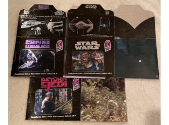 TACO BELL RETURN OF THE JEDI BOX Set Of 3.