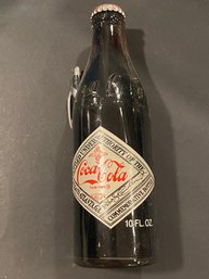 Vintage Coca Cola 75th Anniversary Bottle 1902-75 Louisiana Bottling Co. Sealed