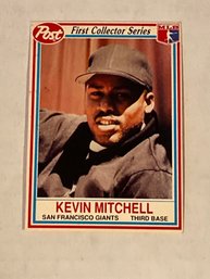 1990 Post Cereal Baseball Card Kevin Mitchell
