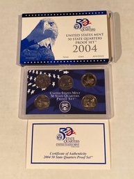 2004 United States Mint State Quarters Proof Set