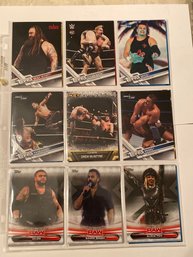 Wrestling Card Lot Of 18