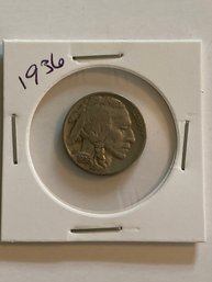 Buffalo Nickel 1936