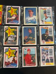 1989  Topps Rak Pack Lot Of  (3)