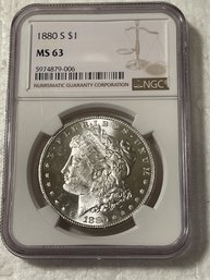 1880 Morgan Dollar MS 63