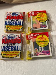 1989 Topps Jumbo Rak - Lot Of 2 -
