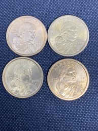 2000 P Sacagawea Dollar Coin Lot Of 4