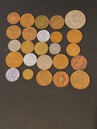 World Coins Lot Of 25