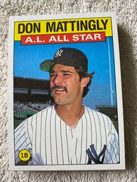 1986 Topps Baseball Don Mattingly Bulk Dealer Lot Of 50
