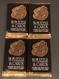 1991 Studio Baseball Pack Lot Of 4