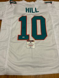 Tyreek Hill Autographed Jersey With COA