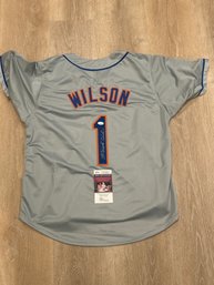 Mookie Wilson Autographed Jersey With COA