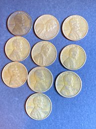 Wheat Penny Lot Of 10