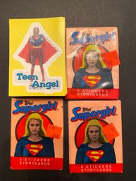 Supergirl Movie Topps Trading Cards Wax Pack Lot Of 3