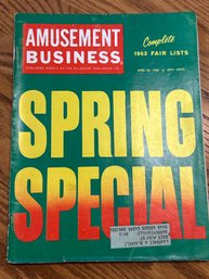 Vintage Amusement Business Magazine 1963
