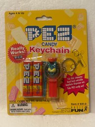 Nib Pez Candy Keychain Dispenser Nib -1999
