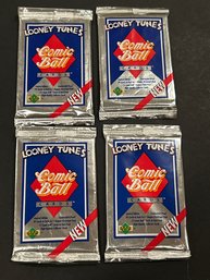 Upper Deck Comic Ball Series 1 Lot Of (4) Unopened Packs