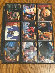 Lot Of (9) Disneys The Incredibles 2004 Upper Deck Trading Cards!