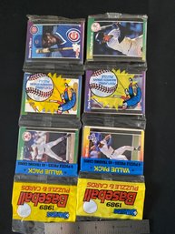 1989 Donruss Baseball Rack Pack Lot Of 4