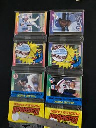 1989 Donruss Baseball Rack Pack Lot Of 4