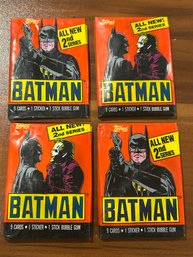 Batman Series 2 Lot Of (4) Unopened Topps Wax Packs