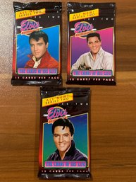 1992 Elvis Series 2 Lot Of (3) Unopened Packs