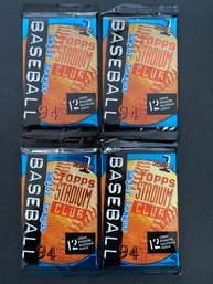 1994 Stadium Club Series 1  Baseball Wax Pack Lot Of 4
