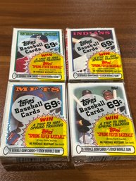 1988 Topps Cello Pack Lot Of 4