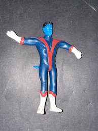 Vintage Marvel X-Men Nightcrawler Rubber Bendy Action Figure