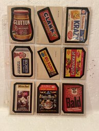 1979 Topps Wacky Packages Series #1 - Lot Of 9