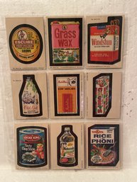 1979 Topps Wacky Packages Series #1 - Lot Of 9