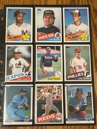 Lot Of (18) 1980s Hall Of Famers!