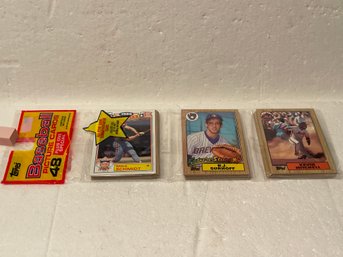 1987 Topps Rak Pack - Kevin Mitchel Rookie On Top!!