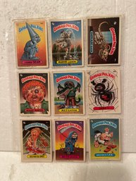 Garbage Pail Kids - Lot Of 9 -  1986